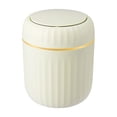 thumbnail image 2 of ZTTD Mini Desktop Trash Can, Press-Type Countertop Wastebasket with Lid, Small Plastic Garbage Can for Bathroom Bedroom Living Room Dressing Table(Green), 2 of 9