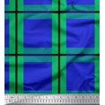 thumbnail image 1 of Soimoi Poly Georgette Fabric Check Check Decor Fabric Printed Yard 52 Inch Wide, 1 of 5