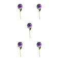 thumbnail image 1 of Baohd 1/2/3/5 10pack/lot Realistic Appearance Artificial Flower For Party Decor And Home Decor Purple 5PCS, 1 of 6