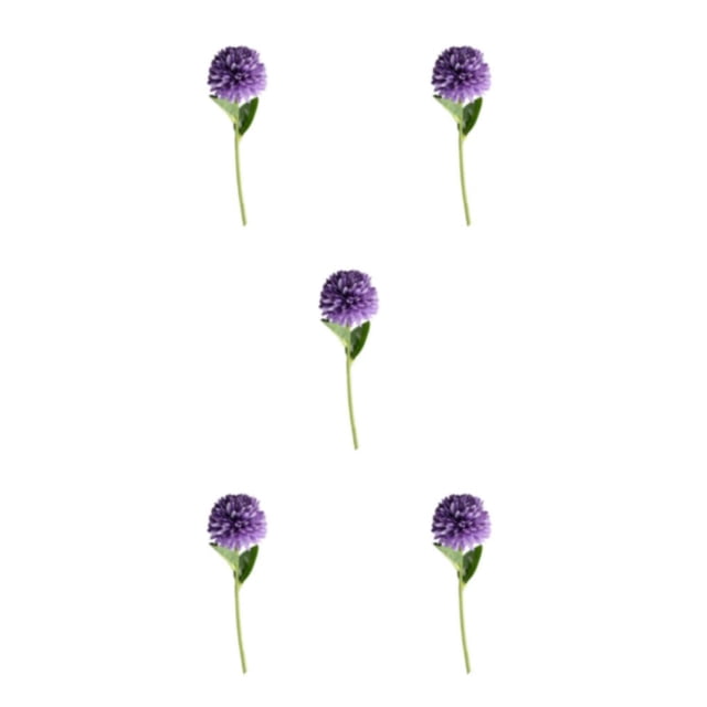 Baohd 1/2/3/5 10pack/lot Realistic Appearance Artificial Flower For Party Decor And Home Decor Purple 5PCS