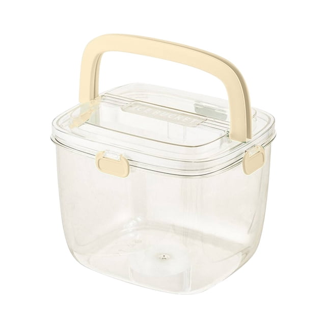 Dvkptbk Portable Fruit Basket Ice Bucket, Essential Ice Buckets for Parties, Table and Kitchen Counter Fruit Bowl, Champagne Bucket, Storage for Vegetable Snack Bread on Clearance