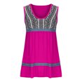 thumbnail image 4 of LSLJS Débardeurs pour Femmes Gilet Imprimé Mode pour Femmes Col Rond Ample Sans Manches T-Shirt Chandail Hauts Blouse, 4 of 6