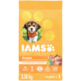 thumbnail image 1 of Iams Proactive Health Puppy Dry Dog Food Chicken & Whole Grain Recipe 3.18kg, 1 of 16