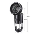 thumbnail image 2 of Lanterne de Camping Extérieure à DEL 6 en 1 Multifonctionnelle Rechargeable avec Ventilateur, 2 of 2