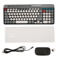 thumbnail image 2 of 2.4G  Keyboard Mouse Set, Compact Desktop Gaming Keyboard And Mouse, Retro Keyboard With Round Keycaps Small Mouse For PC Laptop For, 2 of 8