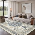 thumbnail image 1 of KUETH 8X10 Area Rugs Machine Washable Rugs for Living Room, Non Slip Throw Rug with Rubber Backing, Rug for Entryway、Bedroom、Kitchen、Floor and Dining Room, 1 of 6