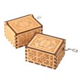 thumbnail image 3 of Amdohai Wood Music Box Mini Vintage Engraved Hand-Operated Musical Box Birthday Christmas Valentine's Day Exquisite Gift, 3 of 9