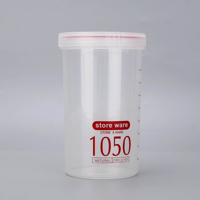 Airtight Food Storage Containers 1050ML 800ML 500ML, Durable Plastic Storage Boxes Stackable for Kitchen Refrigerator, Leakproof Dry Food Snacks Organizer with Transparent Lid