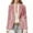 XNG1-Pink, variant on Eiyaclvo Women's Velvet Blazer Business Casual Lightweight Suit Jackets Long Sleeve Slim Fit Work Office Jacket Button Lapel Coats