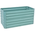 thumbnail image 1 of Sunnydaze Galvanized Rectangle Raised Garden Bed - 4' x 2' x 2' - Green, 1 of 9
