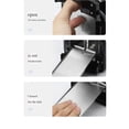 thumbnail image 3 of Binwennn Stainless Steel Bread Pan for Bread compatible with Machine Direction Bread Making compatible with Machine New Oaster 2 Slices Stainless Steel Double Slot Toaster With Bun Attachment, 3 of 4