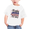 thumbnail image 3 of TopLLC Manches Courtes Col Rond Blouses & Chemises Chemises pour Enfants T-Shirt Graphique Manches Courtes Col Rond Crop Top pour 3-14 Ans Filles et Garçons T-Shirt Tee Blouse Fille, 3 of 4