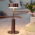 thumbnail image 4 of pitrice Dimmable Table Lamp Bar Decor Battery Desk Bedside Cylindrical Bronze, 4 of 7