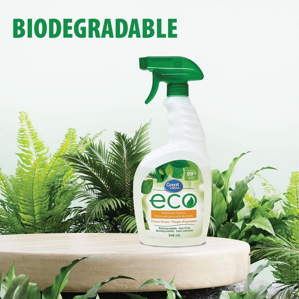 Great Value ECO Citrus Grove Bathroom Cleaner, 946ml - Walmart.ca