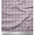 thumbnail image 1 of Soimoi Silk Fabric Geometric Small Decor Fabric Printed Yard 42 Inch Wide, 1 of 3
