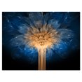 thumbnail image 2 of Fractal 3D Blue Dragon Flower - Abstract Canvas Art Print, 2 of 3
