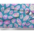 thumbnail image 2 of Soimoi Blue polyester Crepe Fabric Crystal Stone Geometric Print Fabric by the Yard 42 Inch Wide, 2 of 3