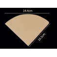 thumbnail image 5 of Small Coffee Filters, V60 Size 01, Set of 200, Disposable Cone Coffee Filters Paper, Natural Paper Filters for Pour Over Coffee Dripper and Coffee Maker (1-2 Cup), 5 of 5