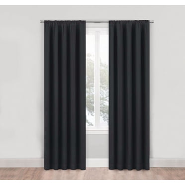 Mainstays 100% Blackout 63" Window Curtains Panel Pair