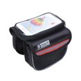 thumbnail image 1 of DUUTI Sac de Vélo avant Service Longue Durée Matériau Premium Couleurs Assorties Pochette de Cyclisme Étanche Support de Téléphone Accessoires de Vélo Rougel, 1 of 7