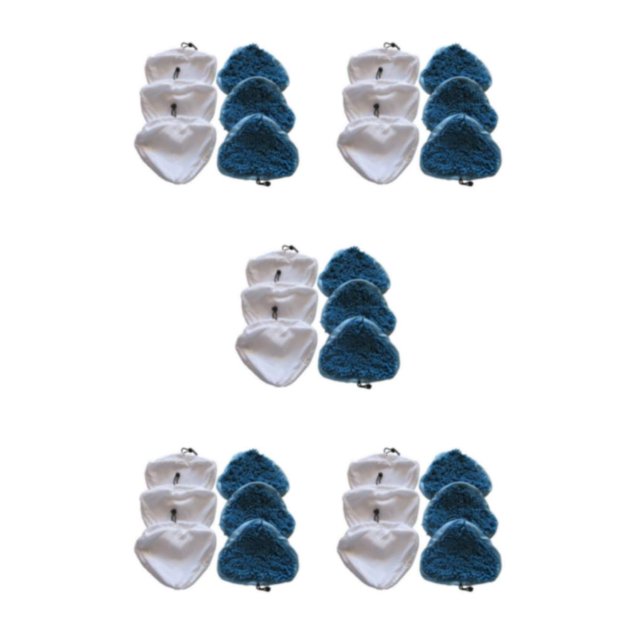 ziyahi 6pieces Effective Cleaning Washable And Reusable Steam Swob Pads Replacement As Shown 5Set