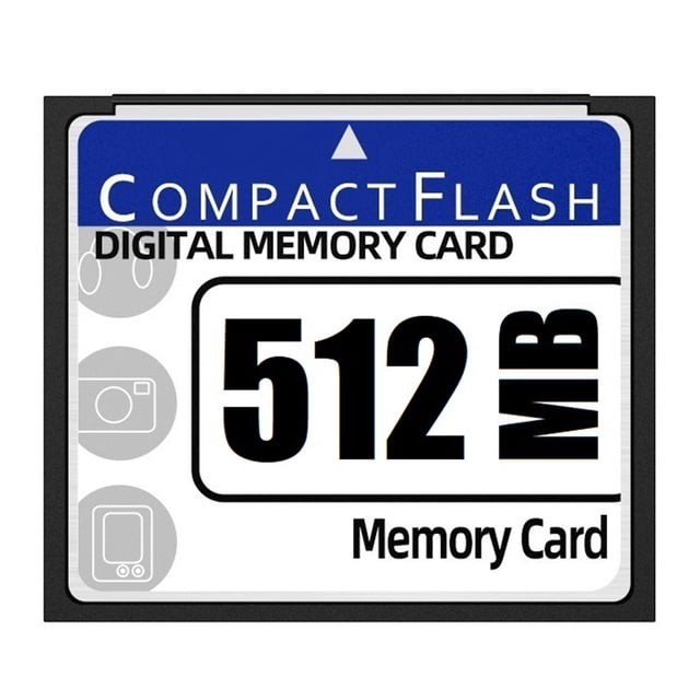 Carte Mémoire CompactFlash 512 Mo pour Appareil Photo, Machine Publicitaire, Carte d'Ordinateur Industriel