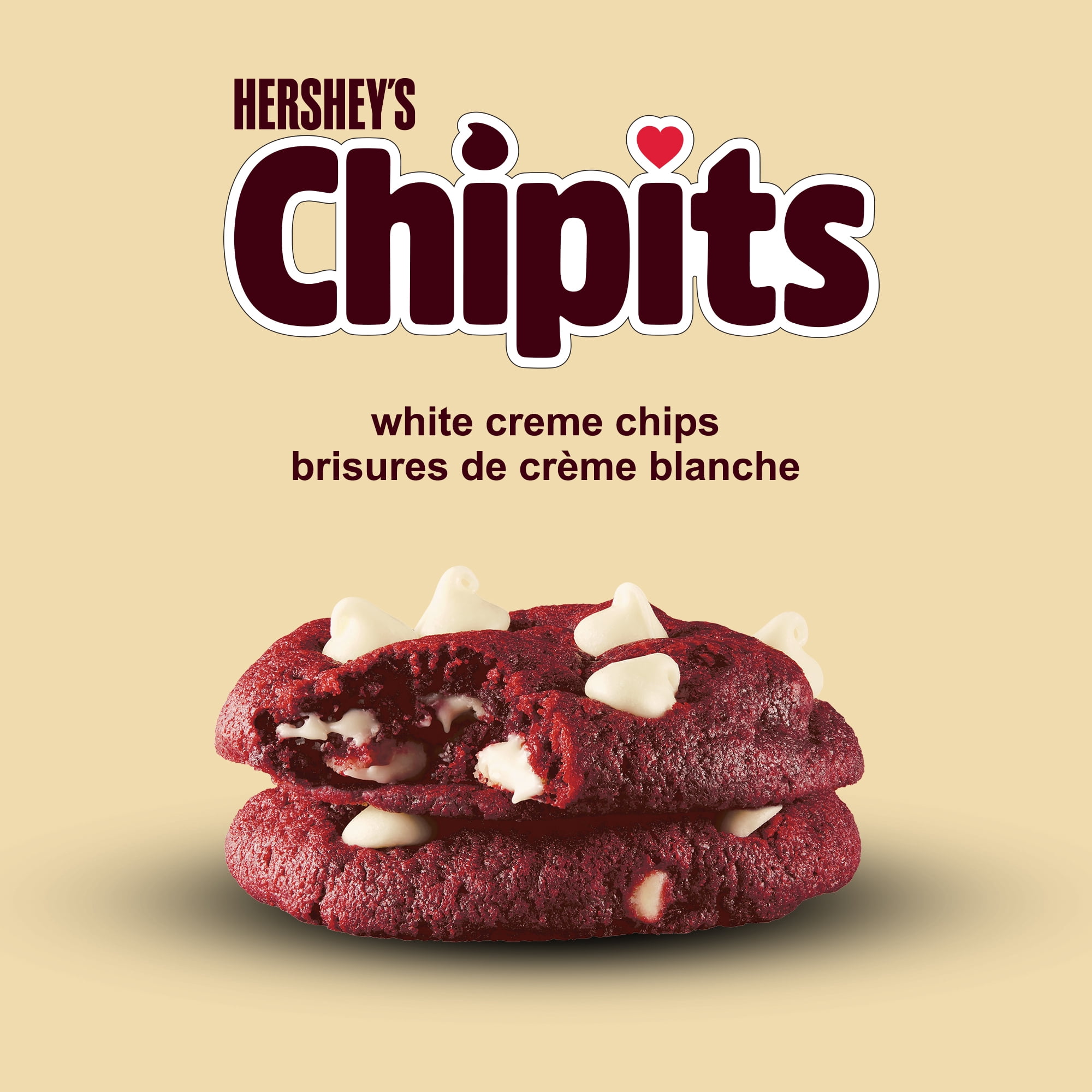 Brisures de crème blanche HERSHEY'S CHIPITS, 200 g