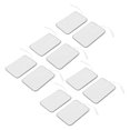 thumbnail image 4 of 10pcs Rectangular Electrode Pad Self Adhesive Electrode Patch Replacement Accessory for TENS Machine, 4 of 8