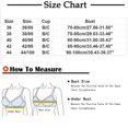 thumbnail image 2 of Besolor Wireless Bras for Women High Support Push up Gathering Bralettes Soft Full Coverage Underwear 2 Pack, 2 of 6