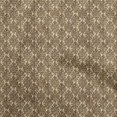 thumbnail image 1 of oneOone Silk Tabby Brown Fabric Asian Dabu Print Sewing Material Print Fabric By The Yard 42 Inch Wide, 1 of 4