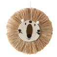 thumbnail image 1 of GROWTH TANK 2 Pieces Nordic Straw Wall Hanging Decor Tapestry Animal W/ Rope Handwoven 40cm C, 1 of 9