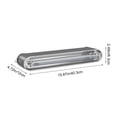 thumbnail image 3 of Tranfacy Home and Kitchen,Home Organization,Plastic Wrap Dispenser with Cutter Aluminum Foil Dispenser Refillable Wrap Dispenser Plastic Food Wrap Dispenser Cling Film Dispenser, 3 of 4