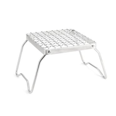 Réchaud de Camping Support Extérieur Portable pour Sac à Dos Brûleur Équipement de Cuisson Réutilisable Table de Cuisson de Jardin Pique-Nique Touristique
