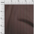 thumbnail image 1 of oneOone Silk Tabby Fabric Dot & Chevron Block Printed Fabric 1 Yard 42 Inch Wide, 1 of 4