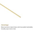 thumbnail image 3 of Unique Bargains 0.6mm x 300mm,Brass Round Wire,Assorted Half Hard Wire for Jewelry Making,20Pack, 3 of 5