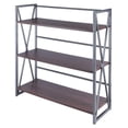 thumbnail image 1 of Isa 3-Tier Shelf Graphite and Walnut, 1 of 8