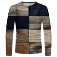 thumbnail image 4 of Meichang T-Shirt à Manches Longues pour Homme Coupe Ajustée, T-Shirts Graphiques pour Homme Décontractés à Imprimé Graffiti 3D, T-Shirts Mode à Col Rond Grande Taille à Manches Longues pour Homme, 4 of 5