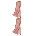thumbnail image 1 of pitrice Robe d'Été en Coton et Lin pour Femmes Sans Manches Col Rond Style Boho Vintage Plage Couleur Unie Kaftan Ample Usage Quotidien Rose/TTTG 2ensemble, 1 of 6