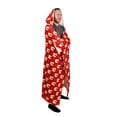 thumbnail image 1 of NHL Calgary Flames Hooded Throw Blanket, 50" x 70", 1 of 7