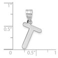 thumbnail image 4 of Diamond2Deal 14K Pendentif Initial Lettre T en Or Blanc pour Femmes, 4 of 6