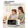 thumbnail image 3 of Keenstone Toaster 4 Slice, Digital Smart Toaster with TouchScreen, Dual Control Panel, Single Slot Toasting, Timer, Reheat & Defrost for Bagels, Brea, 3 of 8