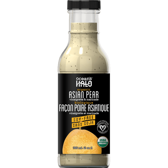 Asian Pear Vinaigrette Salad Dressing, Ocean's Halo, Organic, Vegan, 12 fl oz
