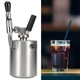 thumbnail image 4 of Cafetière à Infusion à Froid, Ensemble de Système de Distributeur de Machine à Café en Fût d'Azote en Acier Inoxydable, Profitez d'Un Café Glacé Moussant à la Maison, Conservez au Réfrigérateur pour le Camping, la Randonnée, le Pique-Nique, le BBQ,, 4 of 7