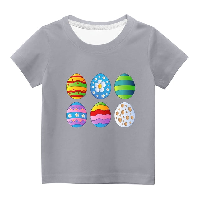 Chandails pour Filles Tout-Petits Enfants Garçons Filles Mignon Col Rond Imprimé Manches Courtes Haut