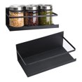 thumbnail image 4 of ZPSHYD Lot de 2 étagères de Rangement Magnétiques pour Réfrigérateur à épices - Solution de Rangement Multifonctionnelle Noire pour Cuisine, 4 of 14