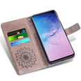 thumbnail image 2 of Phone Case for Samsung Galaxy S10e Folio Flip Wallet Case, PU Leather Credit Card Holder Slots Heavy Duty Full Body Protection Kickstand Protective Phone Cover for Galaxy S10e Men, Black, 2 of 5