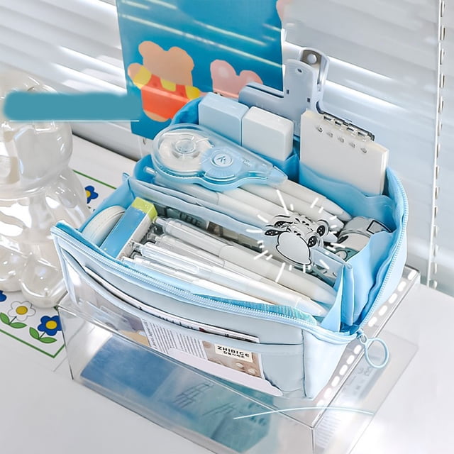 Large Capacity Pencil Case, Pencil Case, Pencil Case Storage Box For Girls Or Boys To Store Stationery (3 Colours)