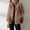 Khaki, variant on aohooy Stand Collar Fleece Jackets for Women Zip Up Sherpa Lined Coats Winter Thermal Fluffy Drawstring Outerwear with Pockets 2025 Wine,XL
