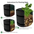 thumbnail image 4 of Potato Grow Bags Plant Cultivation Container Home Garden Vegetable Flower Planter Pot, 4 of 7