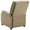 thumbnail image 4 of vidaXL Electric Massage Chair Cappuccino Faux Leather, 4 of 5
